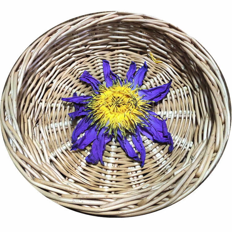 100g Nymphaea Caerulea Savigny Dried Loose Blue Lotus Flower Herbal Tea