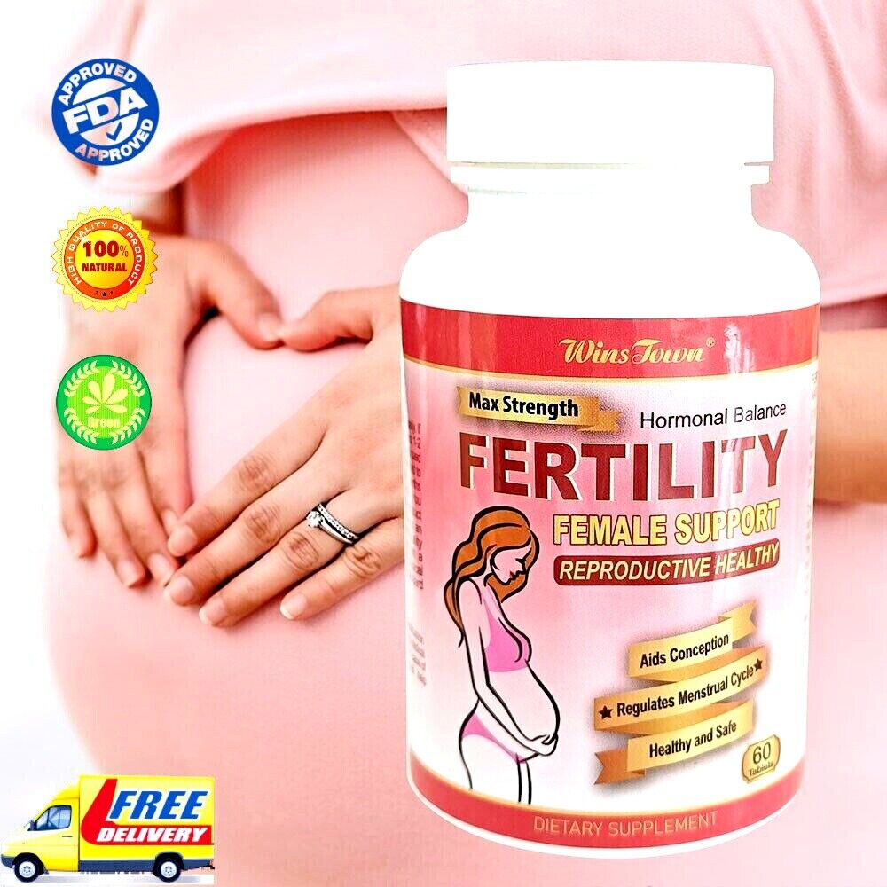 2 bottles of Men Fertility Tablets + Women Health Fertility Tablets Supplements