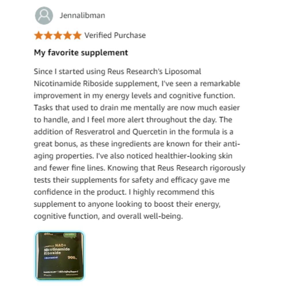 NAD+ Supplement Energie, Fokus Booster Nicotinamid Ribosid