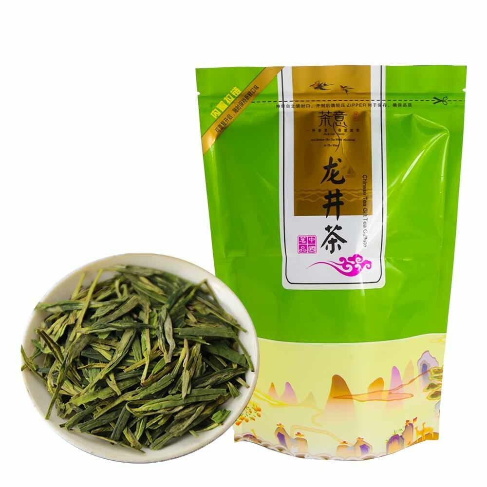 Longjing Green Tea Chinese Food Dragon Well Te Long Jing Tea 250g