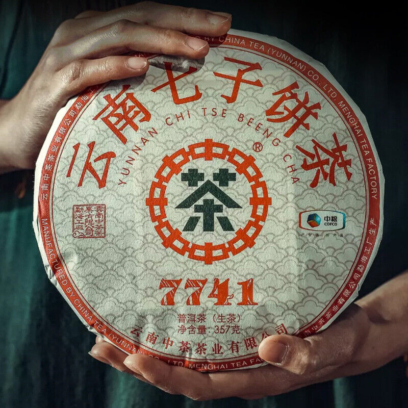 /Classic 7741 Raw Pu-erh Sheng Cha 357g Cake Zhongcha Pu'er Puer Tea