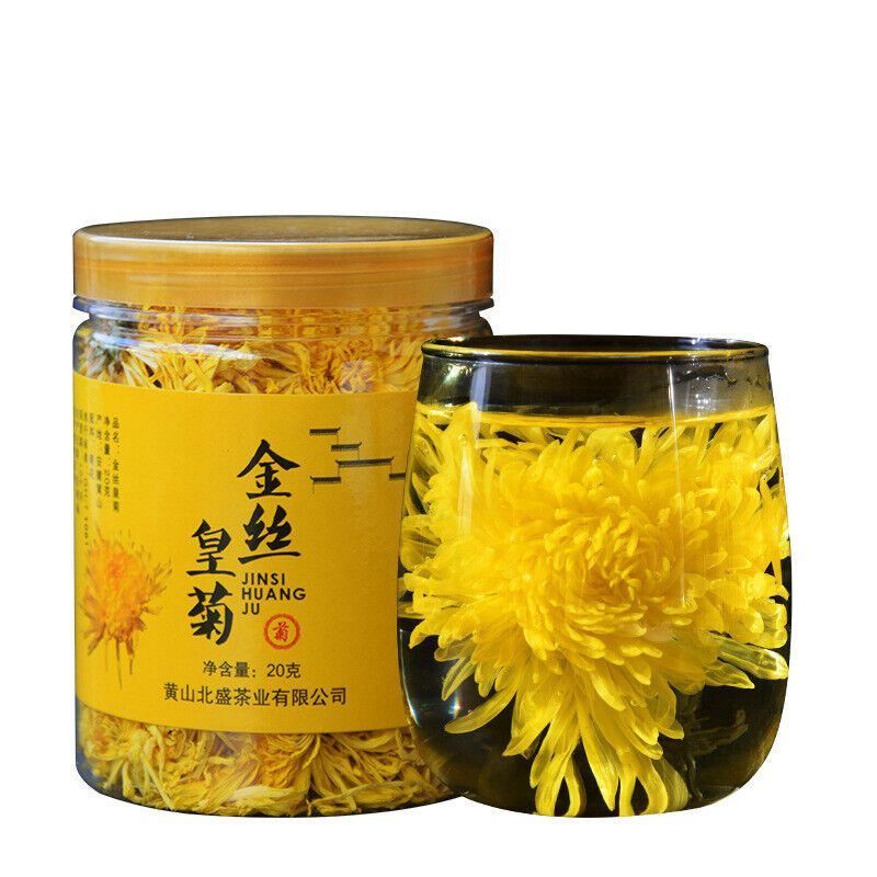 Chinese Chrysanthemum Tea Huangshan Golden Silk Chrysanthemum Blossom Tea 20g