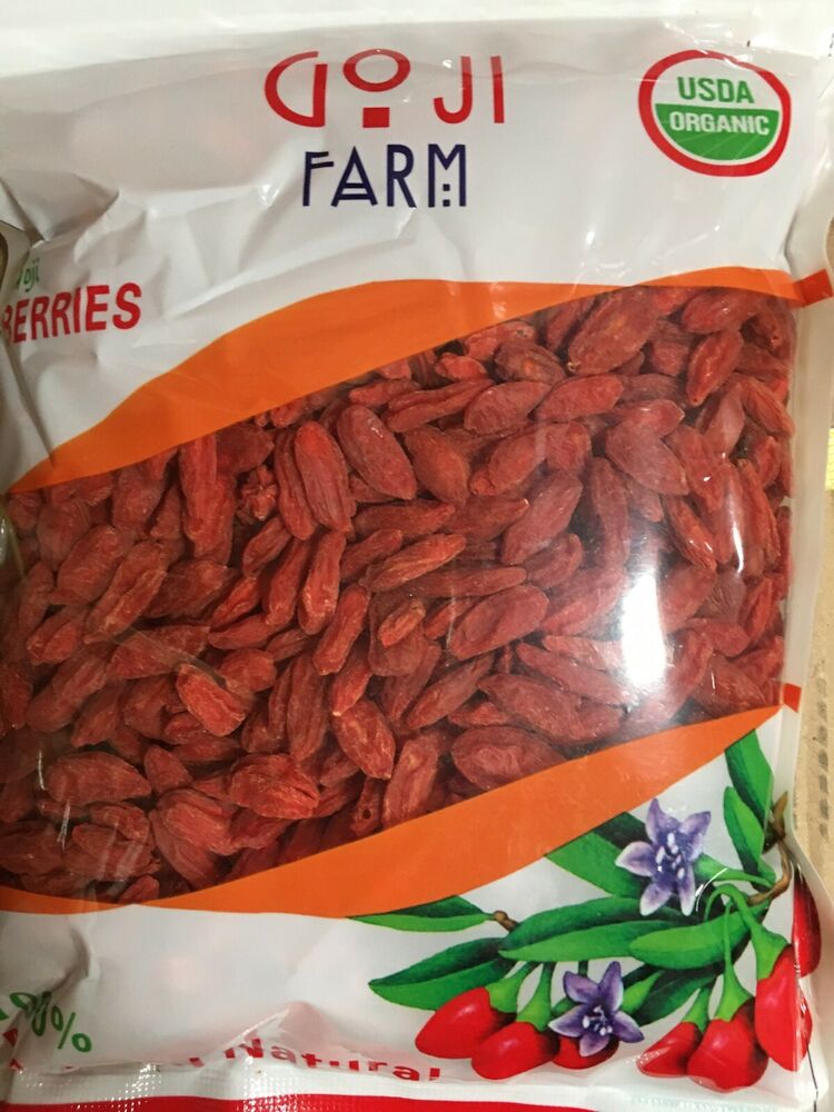 BAIES DE GOJI BIOLOGIQUES CERTIFIÉES USDA AAA++, 1 LB DE GOLFBERRY QINGHAI