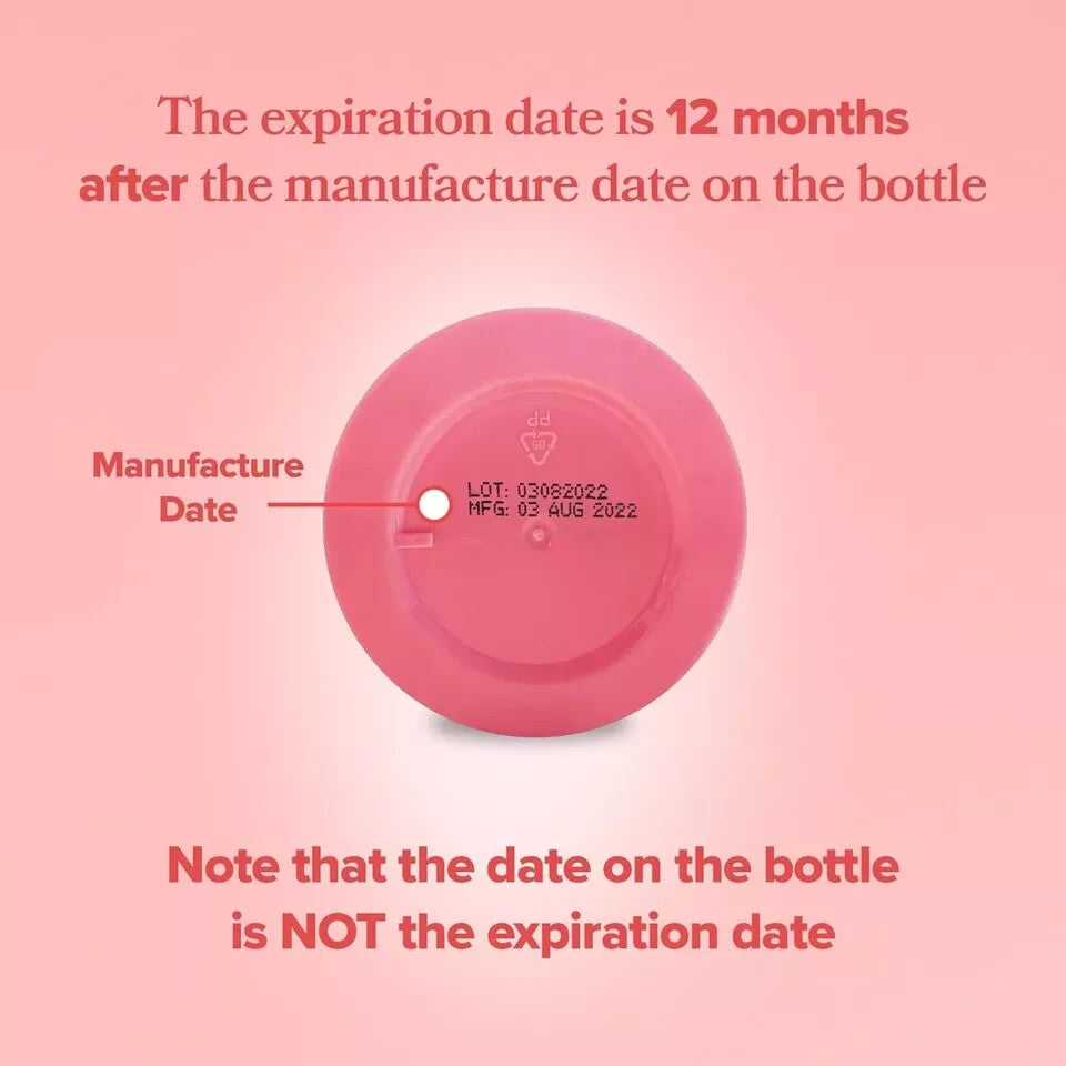 URO Vaginal Probiotics for Women pH Balance with Prebiotics & Lactobacillus, New