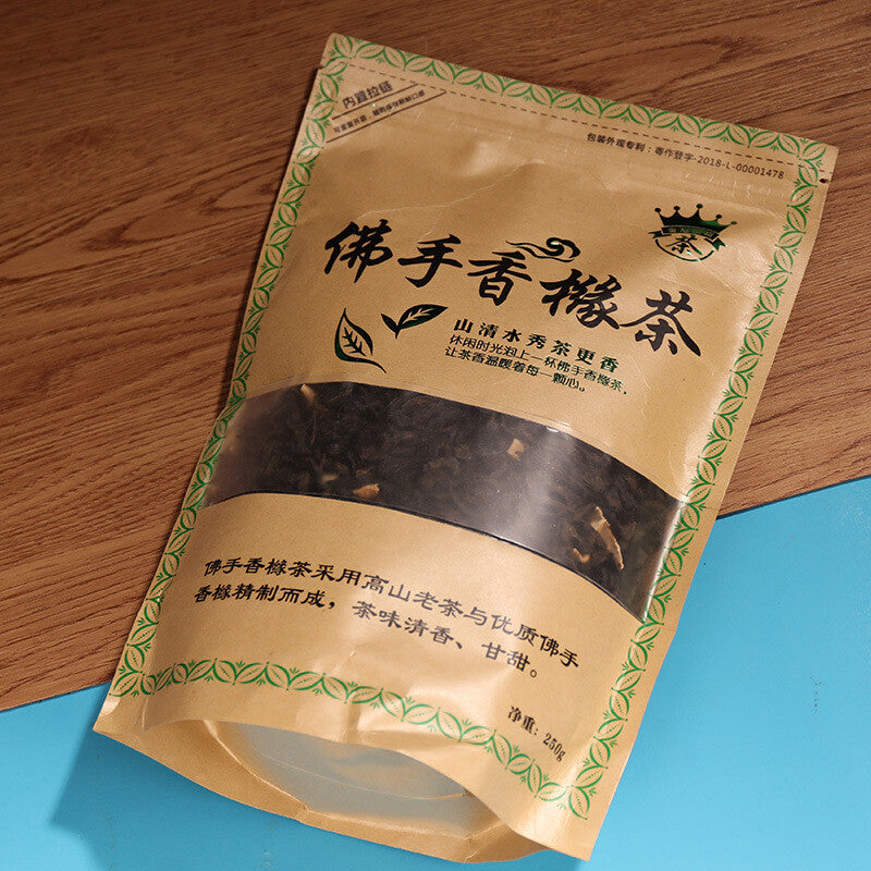 Buddha's Hand Citron Oolong Tea 佛手香橼茶潮汕特产老香橼茶正宗佛手茶佛手香橼乌龙茶叶250g