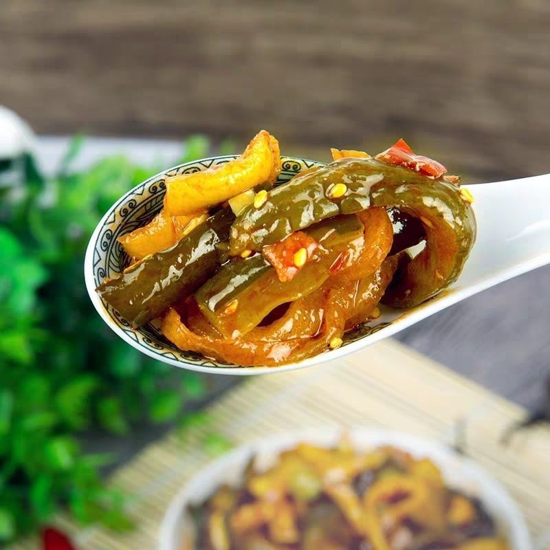 山东特产八宝酱瓜 Sauce Cucumber Slightly Spicy Food Small Pickles Chinese Cuisine