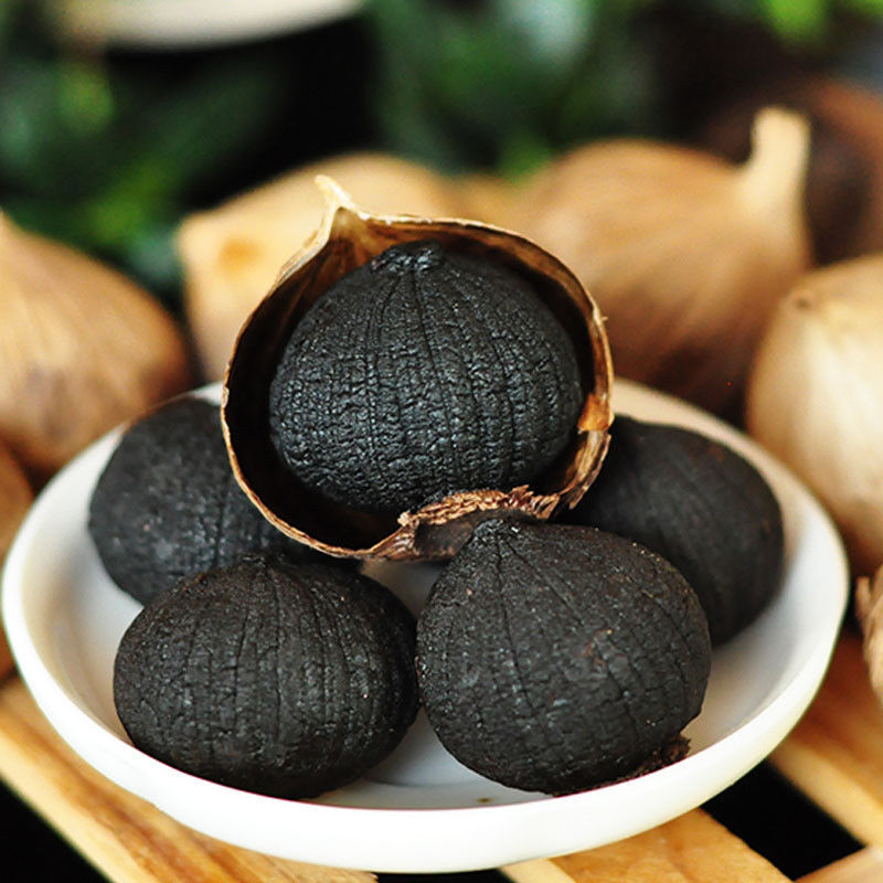 100g~500g 90 Day Fermentation Single Clove Black Garlic Blood Sugar Balance Food
