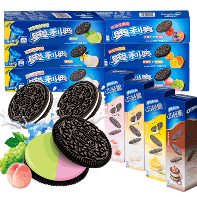 Wasabi flavour Snacks(亿滋奥利奥/Oreo 夹心饼干 97g/盒 Sandwich biscuit)China