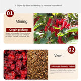 20X Five Flavors of Goji Berry Tea Four Famous Bubbles Wolfberry Schisandra