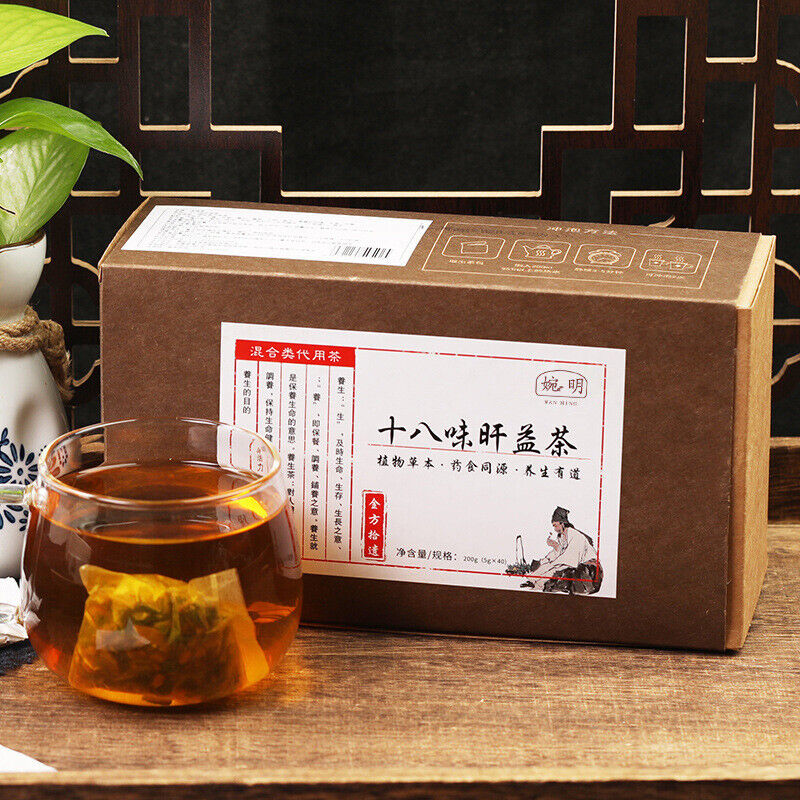 200g Natural Herbal Liver Tea Eighteen Organic Herbs Liver Detox Tea Benefits