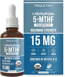 L-Methyl Folate 15mg + Methyl B12 Cofactor - Organic Berry Flavor
