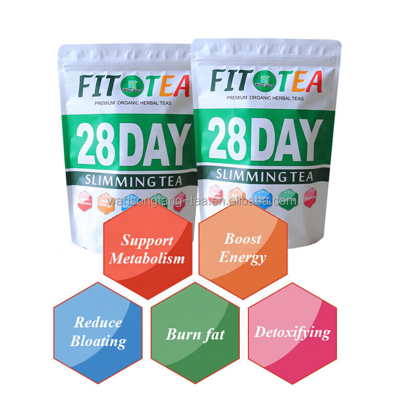 28 Day Flat Tummy Tea Herbal Detox Slimming Tea Weight Loss 3g*28 Sachets/Bag