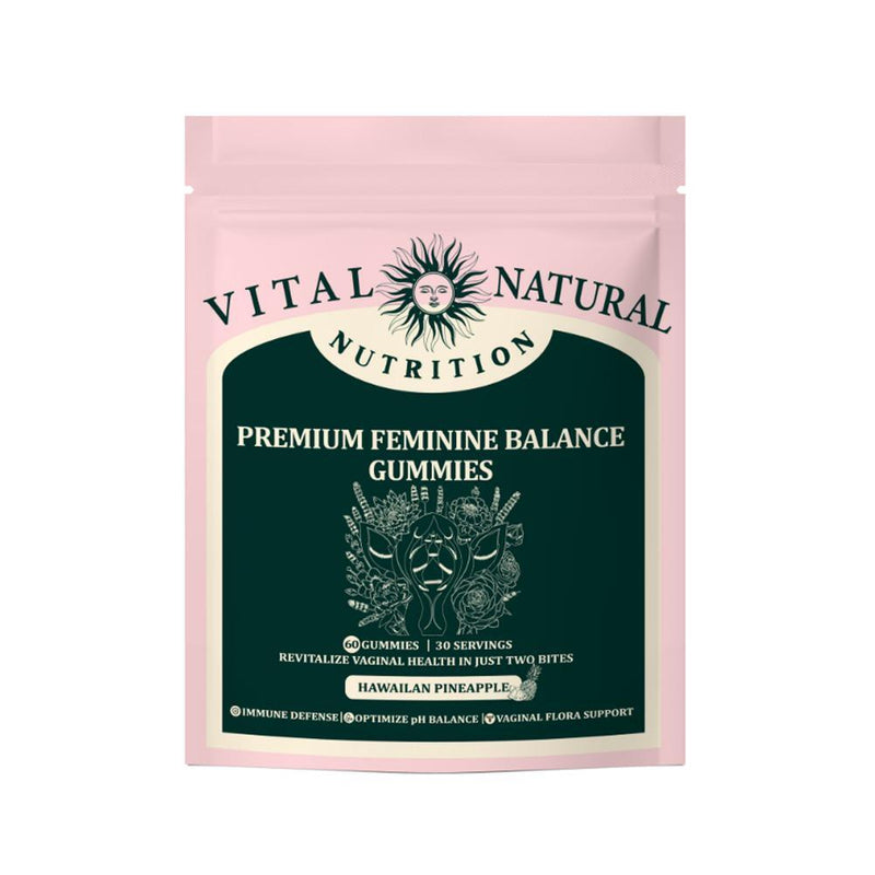 60Pcs Vital Source Feminine Balance Gummies,Support Women's Health&Wellness-Best