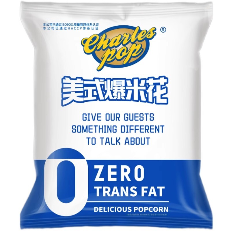 100g*3bags Charles POP Multiple flavors instant popcorn snack Chinese Food 即食爆米花
