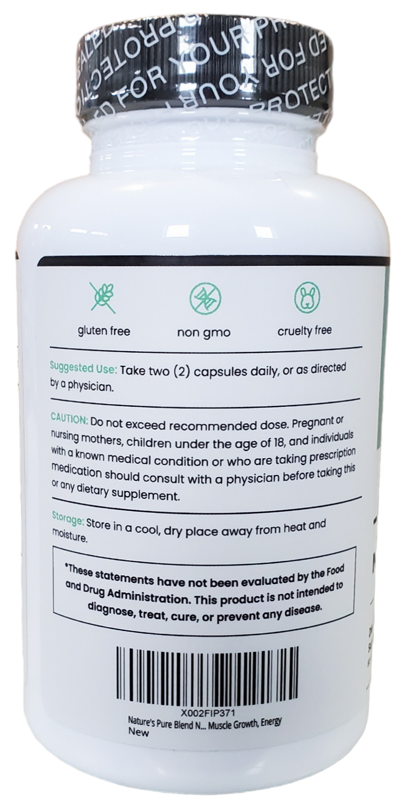 NITRIC OXIDE FLOW Nature Pure Blend L-Arginine Heart Circulation Blood Pressure