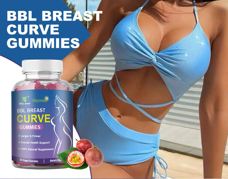 BBL Breast Curve Gummies - Enhance & Sculpt Your Bust with 100% Natural Remedies