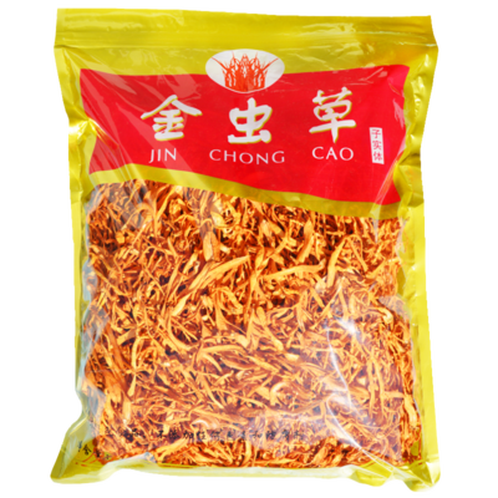 500g Natural Cordyceps Sinensis Top Dried Mushroom Chinese Tradition Medicine