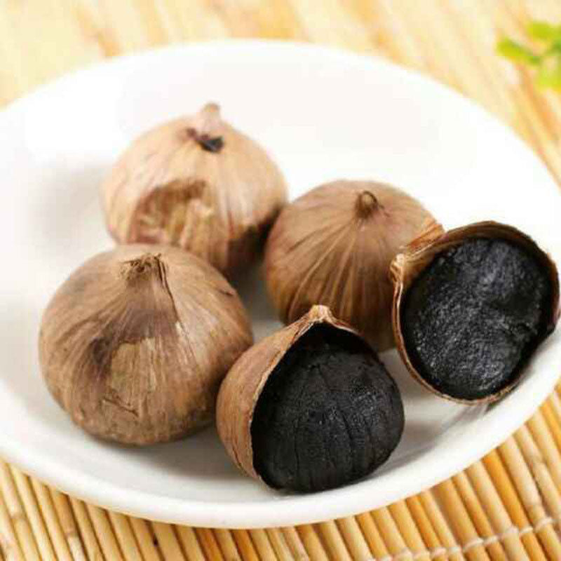 100g~500g 90 Day Fermentation Single Clove Black Garlic Blood Sugar Balance Food