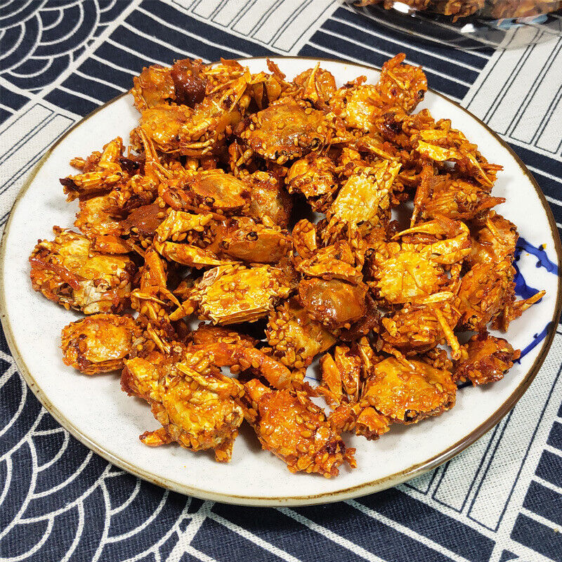 Spicy Sea Crab Small Crabs Instant Snacks Crispy Crab Canned 250g