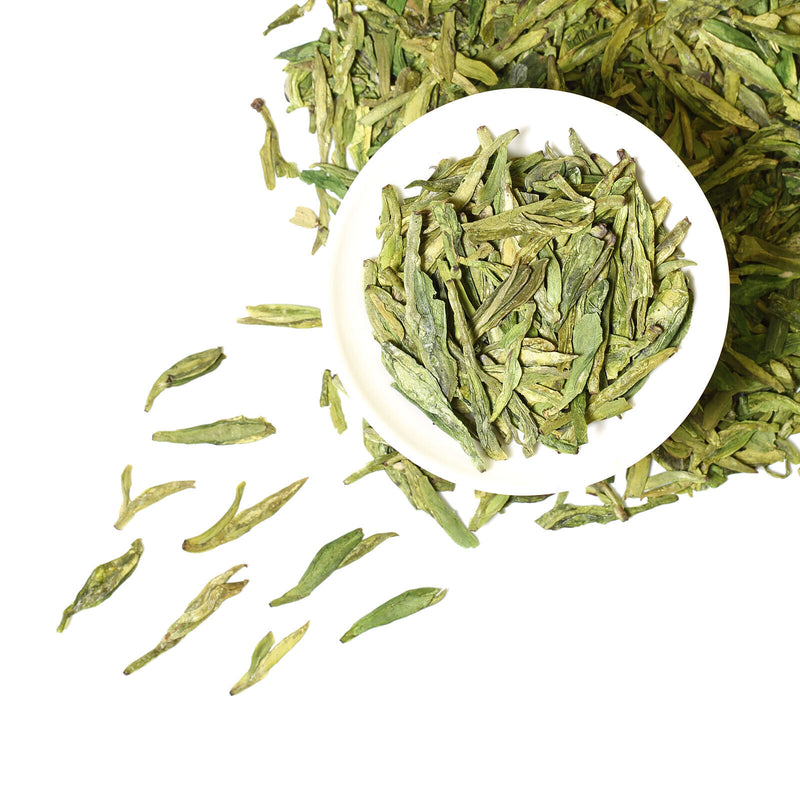 HELLOYOUNG Supreme Spring Anji Bai Cha Long Jing White Dragon Well GREEN TEA