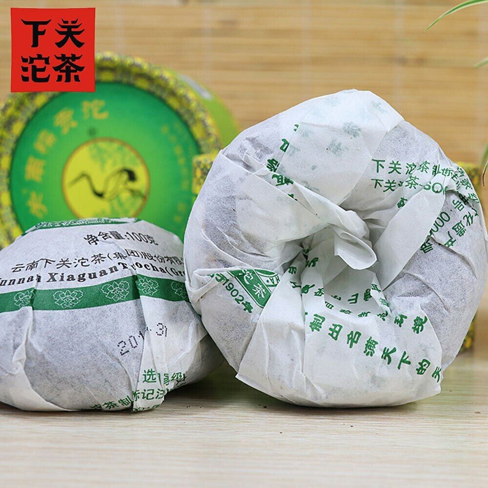 Xia Guan Tuocha Tea Nannuo Gong Tuo Tribute Tuo Raw Pu Er Tee 100g