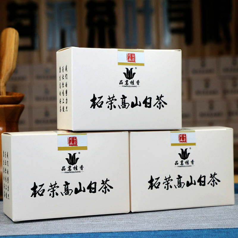 100g White Peony Tea Small Square Brick  Chinese Fuding White Tea