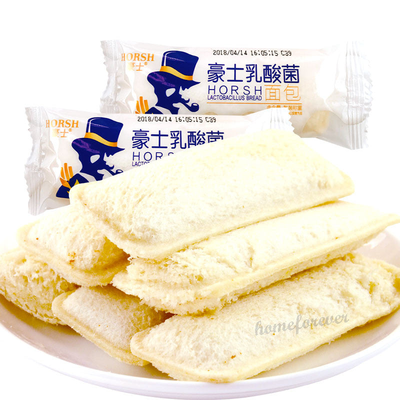 680g Chinese HORSH Snacks Food Yogurt Bread Sandwiched 豪士乳酸菌小口袋酸奶面包中国零食早餐点心下午茶