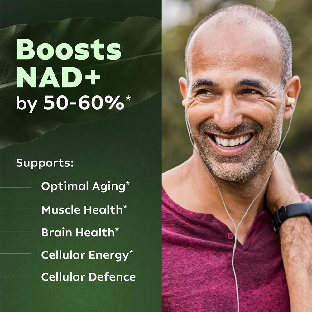 NAD+ Supplement for Anti-Aging, Energy,Focus Nicotinamide Riboside Resveratrol