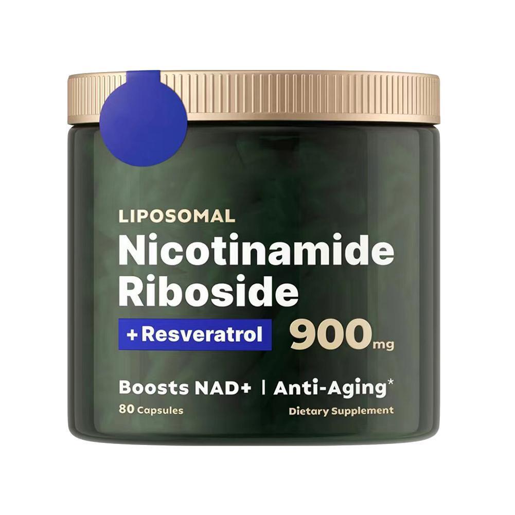 NAD+ Supplement for Anti-Aging, Energy,Focus Nicotinamide Riboside Resveratrol