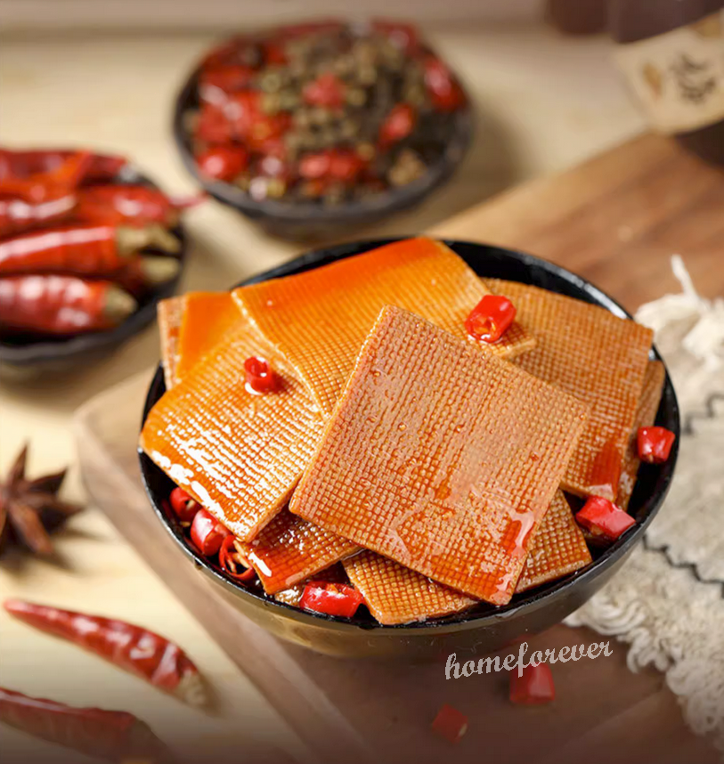 160g x 2 Bags Liangpinpuzi Thin Dried Tofu Sweet & Spicy Snacks 良品铺子薄豆干 甜辣味