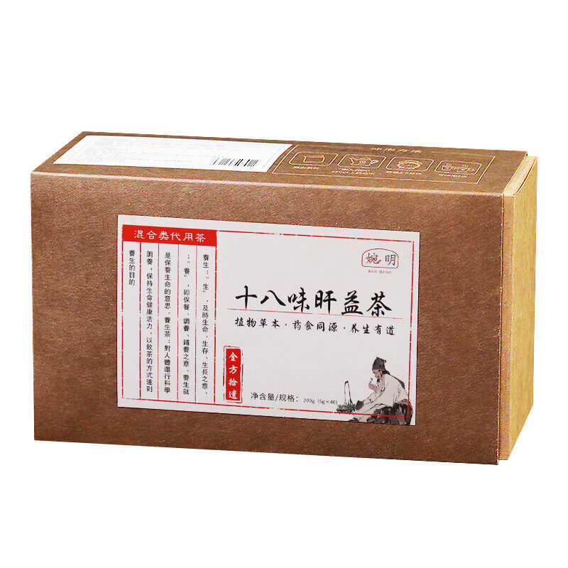 200g Organic Herbal Liver Tea Detox Tea Eighteen Herbs Liver Health Benefits