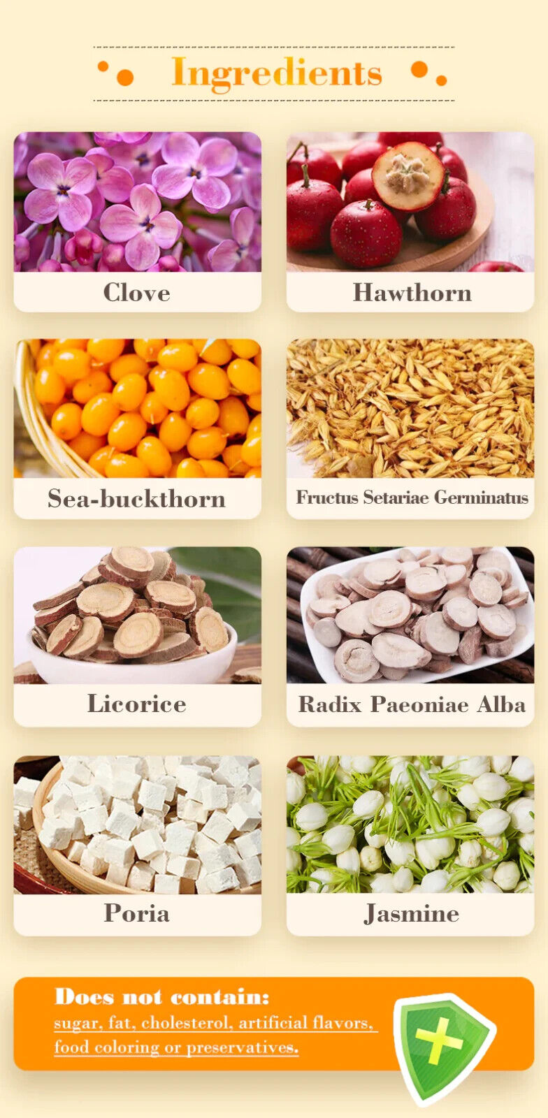 Natural Ulcer Healing Tea Gastric Stomach Pain Bloating Relief Promote Digestion