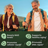 NAD+ Supplement for Anti-Aging, Energy,Focus Nicotinamide Riboside Resveratrol