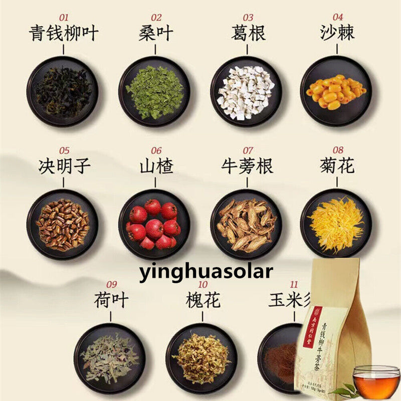 Chinese Traditional Pure Herbal Blend Tea Natur Decrease Blood Sugar 150g 同仁堂调理茶