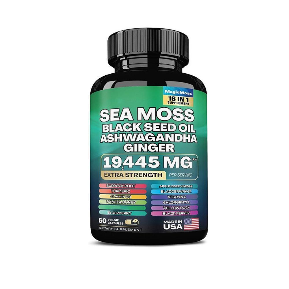 Sea Moss Bundle Black Seed Multivitamin & Shilajit Power Combo Kidney health