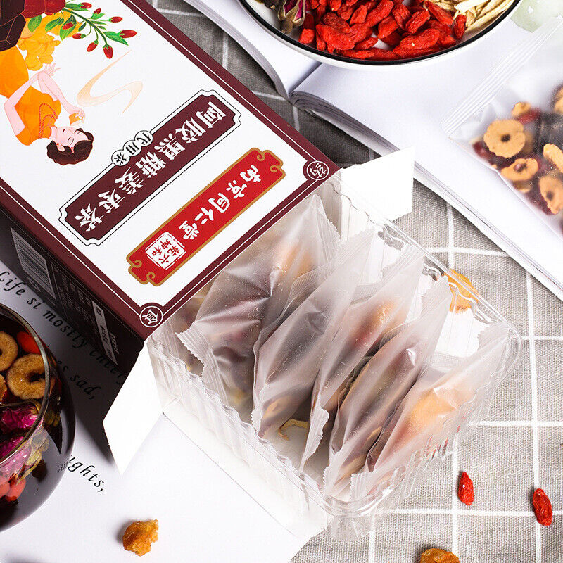 同仁堂阿胶黑糖姜枣茶 黑糖姜枣茶女性大姨妈180g Black Sugar Ginger Jujube Tea