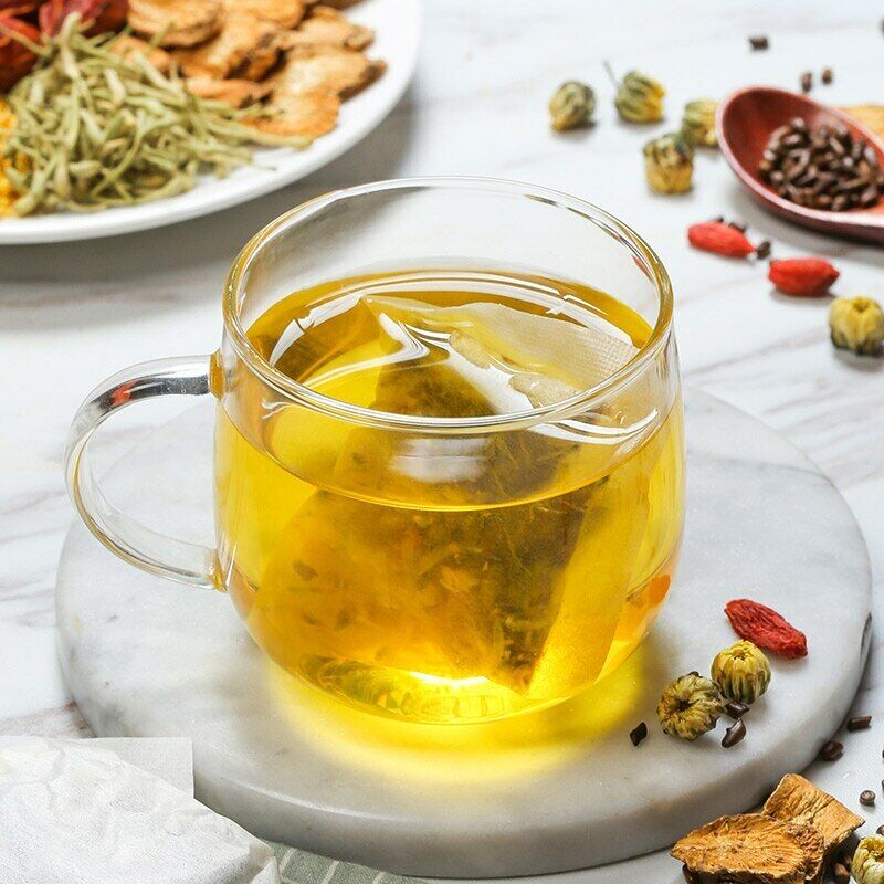 Chinese Liver Teabags for Detox Cleanse Herbal Teabag Includes Goji Berry