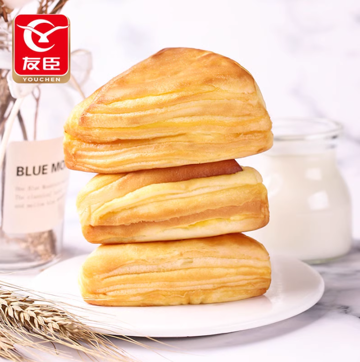 500g Youchen Cheese Breads Chinese Specialty Snack Food 友臣奶酪千层中国特产早餐点心食品面包