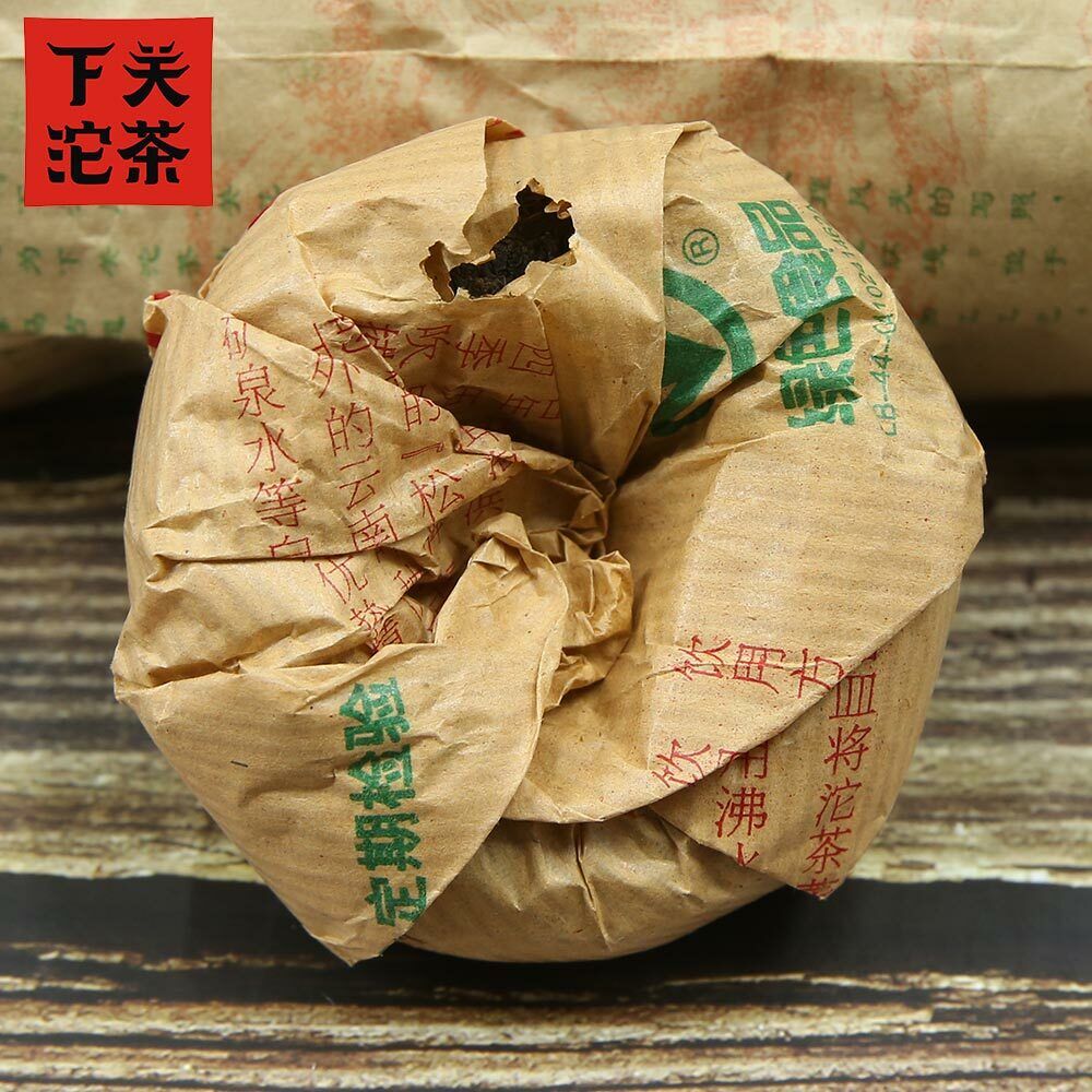Xiaguan Raw Pu Erh Tea "Da Zhong Tuocha" Aged Pu Erh Tea 100g