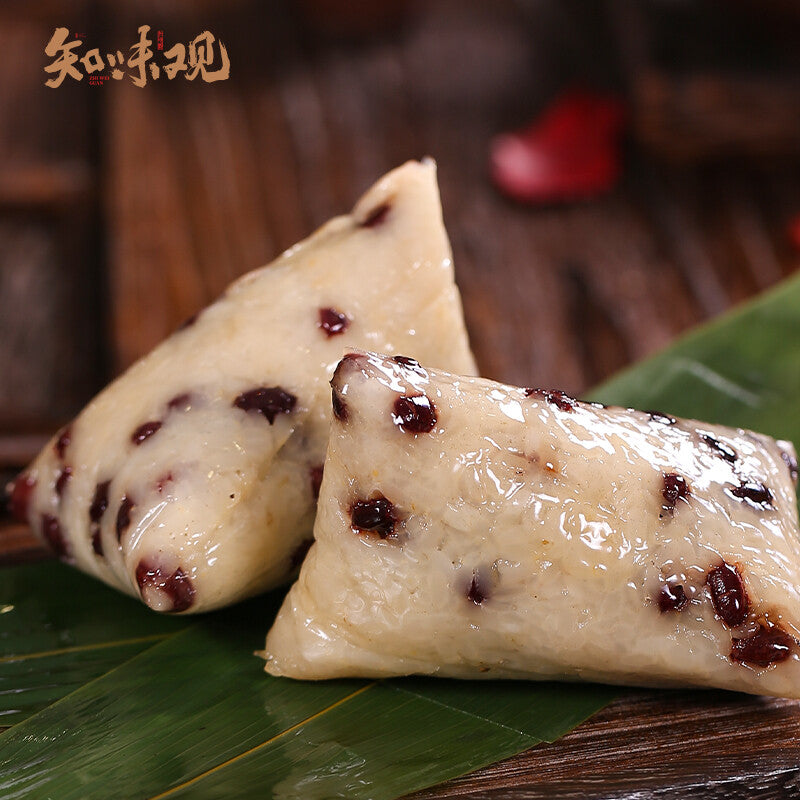 100g*2pcs Zhiweiguan Phaseolus anagularis Zongzi Snacks Chinese Food 知味观 赤豆粽 端午节