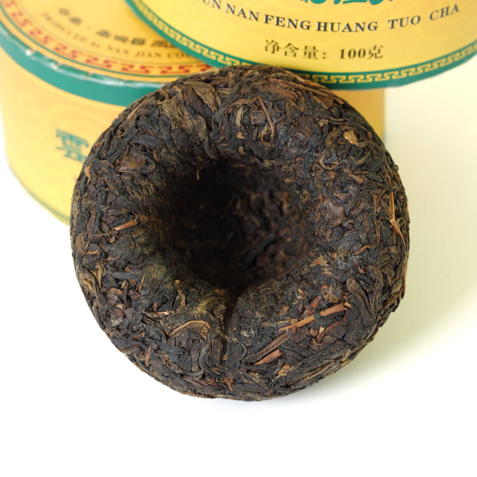 100g Year Yunnan Puer Pu'er Puerh Tea Aged Phoenix Tuocha Cake Boxed Raw