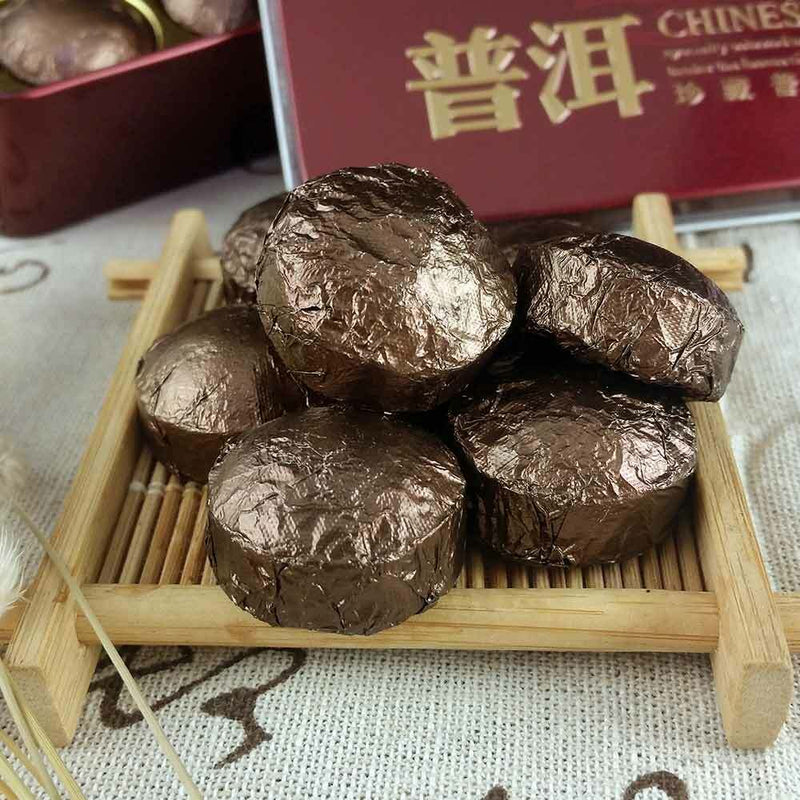 /Glutinous Rice Ripe Mini Puer Puerh Tea Shu Puerh Tuocha Gift Pack 75g