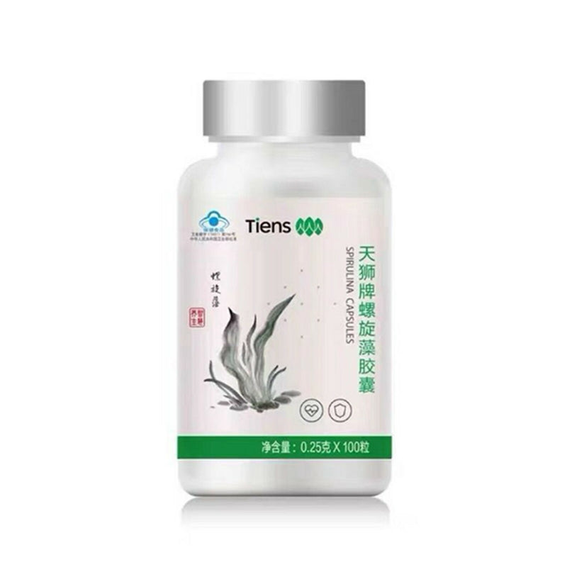 Original Tiens Spirulina Capsule Enhance Immunity 100 Capsules/bottle