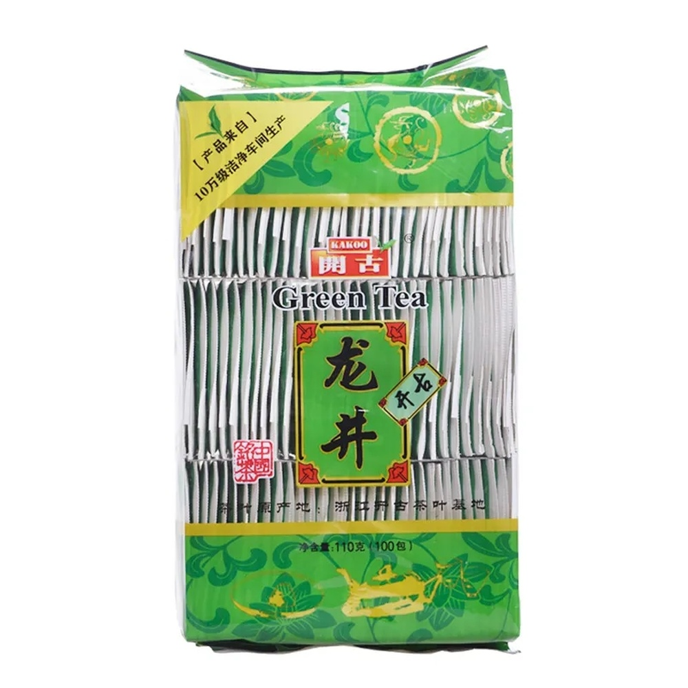 Premium 100 sachet Longjing tea leaves office tea 3.52oz