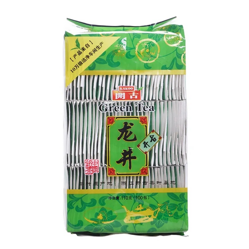 Premium 100 sachet Longjing tea leaves office tea 3.52oz