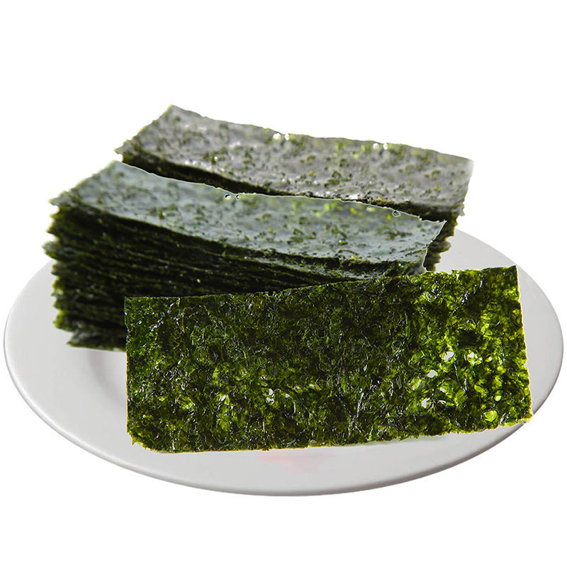 1 Pack 100 Piece Roasted Dried Seasoned Seaweed Thai Snack Sheets Salt Korean