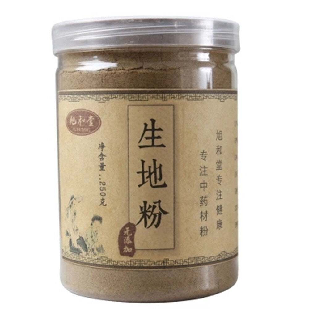 250g 100%Natural Rehmannia Root Extract Powder Sheng Di Huang Herbs Blood Health