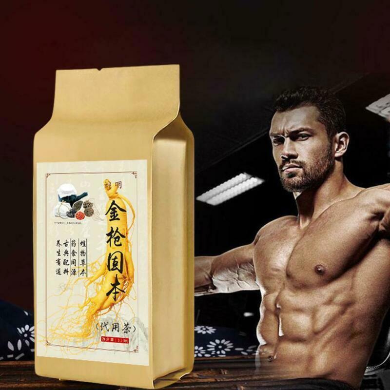 Bags Man Ginseng Huangjing Tea Chinese Medicine Tea Increase Long-lasting 5g X30