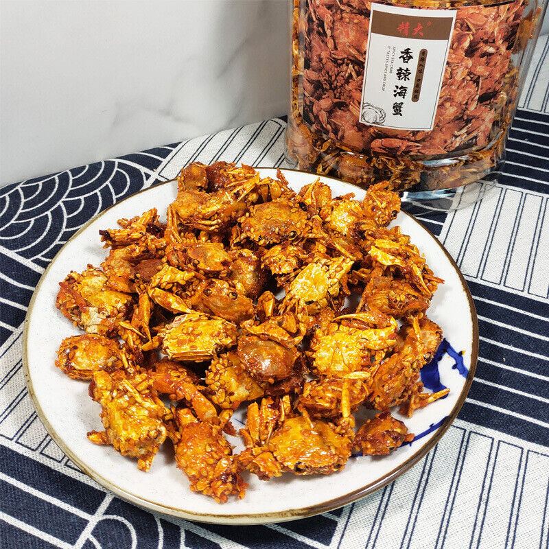 Spicy Sea Crab Small Crabs Instant Snacks Crispy Crab Canned 250g