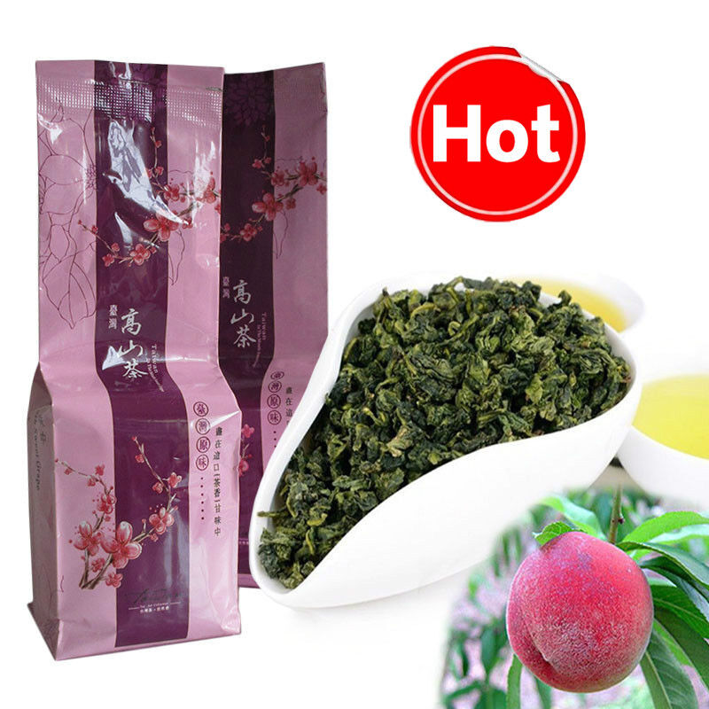 Alishan High Mountain Tea Peach Tea Organic Flavor Oolong Wulong Green Tea 250g